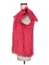 BCBGMAXAZRIA Pink Short Sleeve Blouse Size M - photo 5