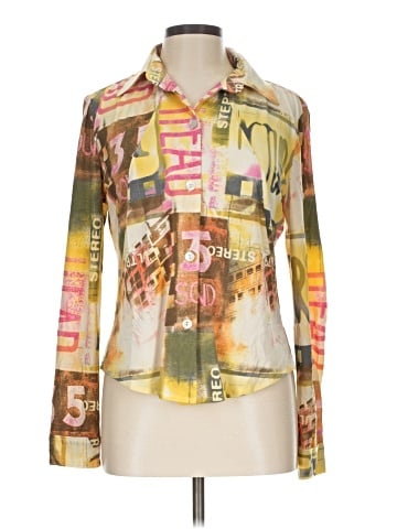 Miss Alliage Collection Long Sleeve Blouse (view 1)