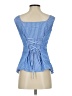 Shein 100% Polyester Blue Sleeveless Blouse Size XS - photo 2