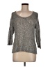 Eileen Fisher Metallic Silver Pullover Sweater Size M - photo 1