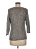 Eileen Fisher Metallic Silver Pullover Sweater Size M - photo 2