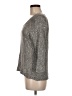 Eileen Fisher Metallic Silver Pullover Sweater Size M - photo 5
