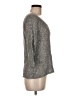 Eileen Fisher Metallic Silver Pullover Sweater Size M - photo 4