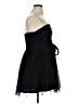 Francesca's 100% Polyester Black Cocktail Dress Size XL - photo 4