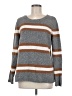 Pinque Stripes Gray Pullover Sweater Size M - photo 1