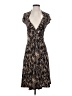 Lily Animal Print Brown Cocktail Dress Size S (petite) - photo 1