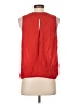 Parker 100% Silk Red Sleeveless Silk Top Size XS - photo 2