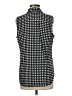 Ann Taylor 100% Polyester Polka Dots Black Sleeveless Blouse Size M - photo 2