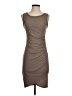 Leith Solid Brown Casual Dress Size S - photo 1