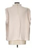 Amanda Uprichard 100% Polyester Ivory Sleeveless Blouse Size L - photo 2
