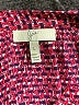 Joie 100% Silk Red 3/4 Sleeve Silk Top Size L - photo 7