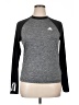 Adidas 100% Polyester Gray Long Sleeve T-Shirt Size XL - photo 1
