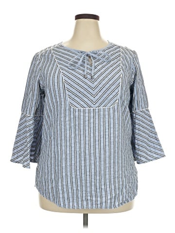 Isaac Mizrahi LIVE! 3/4 Sleeve Blouse (view 1)