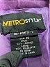 Metrostyle 100% Leather Purple Blazer Size 10 - photo 6