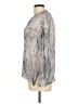 Vince. 100% Silk Gray Long Sleeve Silk Top Size L - photo 5