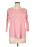 Freebird Red 3/4 Sleeve Top Size L - photo 1