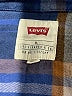 Levi's 100% Cotton Plaid Blue Long Sleeve Button-Down Shirt Size XL - photo 7