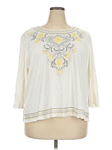 Alfred Dunner 3/4 Sleeve Blouse (view 1)