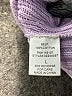 Double Zero 100% Cotton Purple Cardigan Size L - photo 8