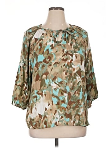 Apt. 9 3/4 Sleeve Blouse (view 1)
