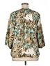 Apt. 9 100% Polyester Camo Green 3/4 Sleeve Blouse Size XL - photo 2