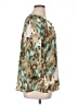 Apt. 9 100% Polyester Camo Green 3/4 Sleeve Blouse Size XL - photo 4