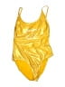 Swing Metallic Gold One Piece Swimsuit Size M - photo 1