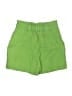MNG Solid Green Cargo Shorts Size M - photo 2