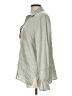 Vince. Gray Long Sleeve Silk Top Size L - photo 5