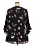 City Chic Black 3/4 Sleeve Blouse Size 20 Plus (L) - photo 2