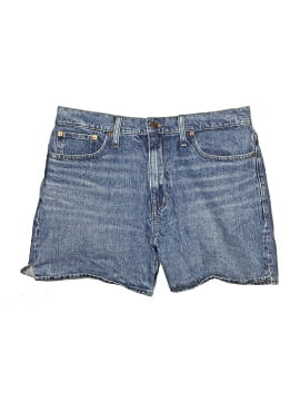 Madewell Relaxed Mid-Length Denim Shorts in Kimbrough Wash: Side-Slit Edition