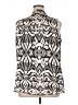 Milano 100% Polyester Silver Sleeveless Blouse Size XL - photo 2