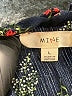 Mine 100% Polyester Black Short Sleeve Blouse Size L - photo 7