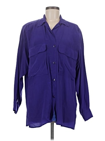 Linda Allard Ellen Tracy 3/4 Sleeve Button-Down Shirt (view 1)