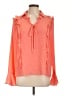 CeCe Orange Long Sleeve Blouse Size L - photo 1