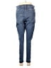 Banana Republic 100% Polyester Stripes Blue Jeans Size 29 waist (petite) - photo 2