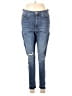 Banana Republic 100% Polyester Stripes Blue Jeans Size 29 waist (petite) - photo 1
