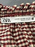 Zara Stars Brown 3/4 Sleeve Blouse Size XS - photo 7