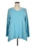 Isaac Mizrahi LIVE! 100% Cotton Blue Pullover Sweater Size XL - photo 1