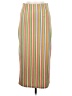 Vero Moda Stripes Green Casual Skirt Size M - photo 1
