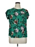 Lily White 100% Polyester Teal Green Short Sleeve Blouse Size XL - photo 1