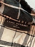 Lane Bryant 100% Rayon Plaid Black 3/4 Sleeve Button-Down Shirt Size 22 - photo 7