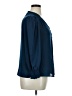 T Tahari 100% Polyester Blue 3/4 Sleeve Blouse Size XL - photo 4