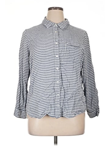 A.L.C. 3/4 Sleeve Button-Down Shirt (view 1)