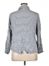 A.L.C. 100% Rayon Stripes Blue 3/4 Sleeve Button-Down Shirt Size 1X - photo 2