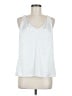 Boston Proper White Sleeveless Blouse Size 8 - photo 1