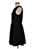 FRNCH 100% Polyester Solid Black Casual Dress Size M - photo 5