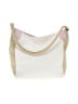 Adrienne Vittadini 100% Leather Hearts White Ivory Leather Shoulder Bag One size - photo 1