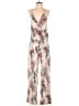 On The Road... Tropical Ivory Pink Jumpsuit Size S - photo 1