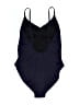 J.Crew Solid Blue One Piece Swimsuit Size 4 - photo 2